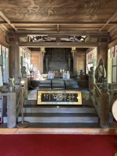 川勾神社　朝活書道