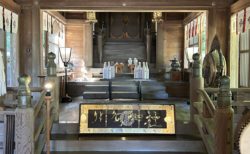 川勾神社　朝活書道